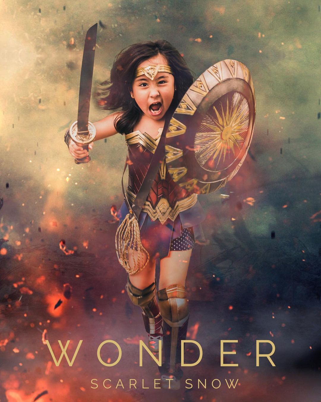 Scarlet Snow as Wonder Woman