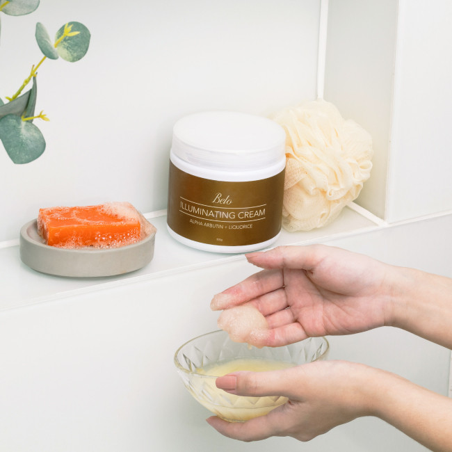 Belo Body Illuminating Glow Kit Exfoliation