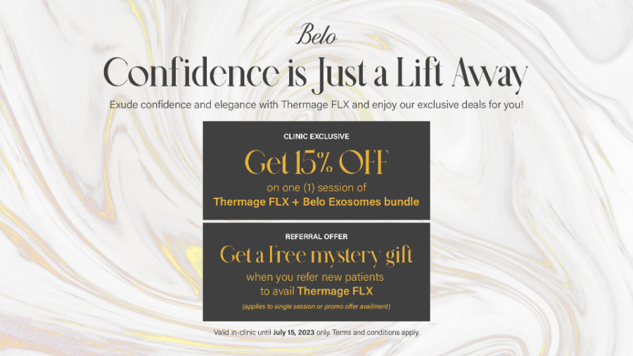 Belo Thermage FLX treatment Promo